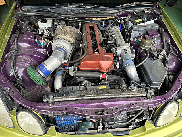 2JZ-GTE With BIG SINGLE TURBO at 490HP.