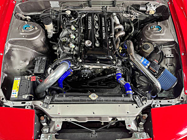 SR20DET With HKS GT-RS turbocharger.