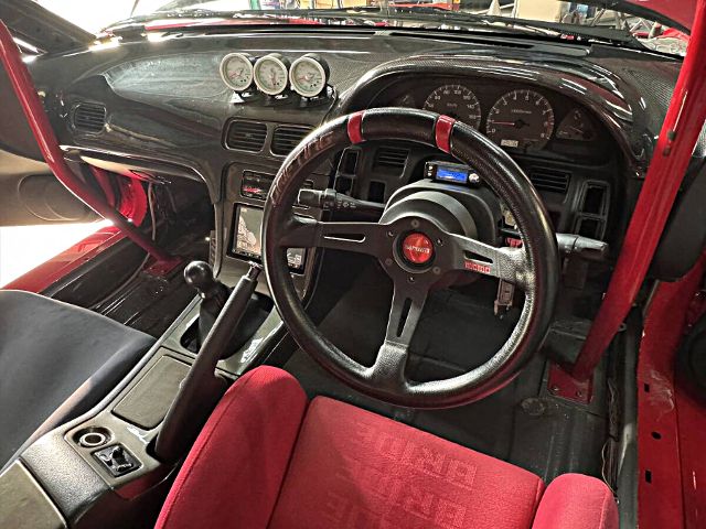 Dashboard of GP-SPORTS G-SONIC EVOLUTION WIDEBODY 180SX.