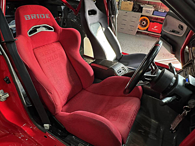 Interior seats of GP-SPORTS G-SONIC EVOLUTION WIDEBODY 180SX.