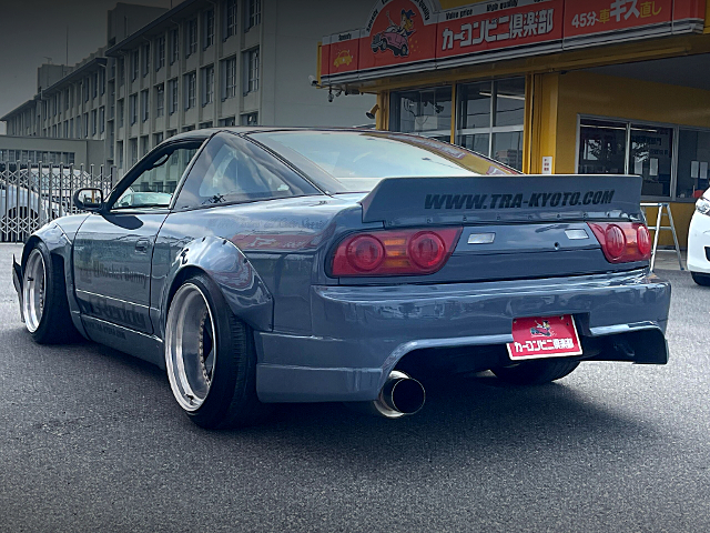 Rear exterior of ROCKET BUNNY WIDEBODY RPS13 180SX TYPE-X.