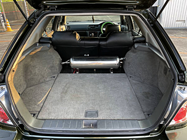 Trunk space of GARSON BLACK MAFIA BODY KIT installed CE1 ACCORD WAGON.