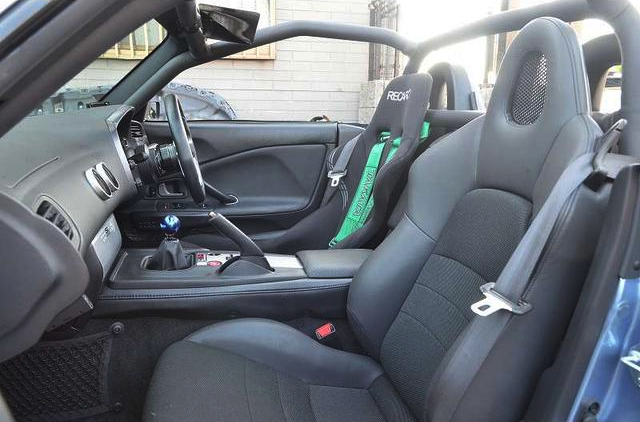Seats and Roll cage of AP1 HONDA S2000.