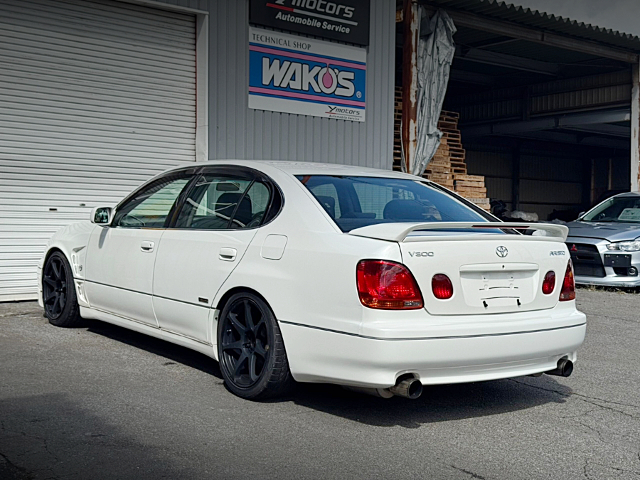 Rear exterior of JZS161 ARISTO VERTEX EDITION.