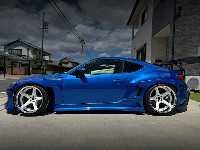 Side exterior of WIDEBODY ZC6 SUBARU BRZ R.