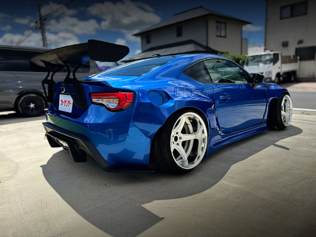 Rear exterior of WIDEBODY ZC6 SUBARU BRZ R.