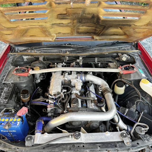 RB25DET with TOMEI TURBOCHARGER.