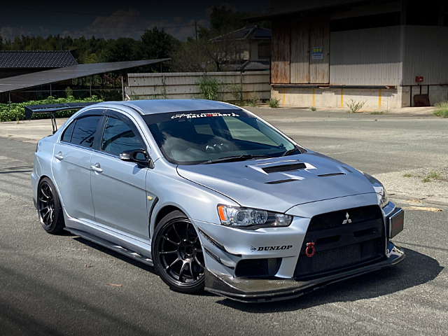 Front exterior of CZ4A LANCER EVOLUTION X GSR.