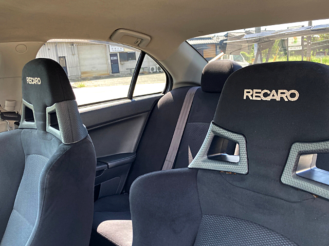 Interior seats of CZ4A LANCER EVOLUTION X GSR.