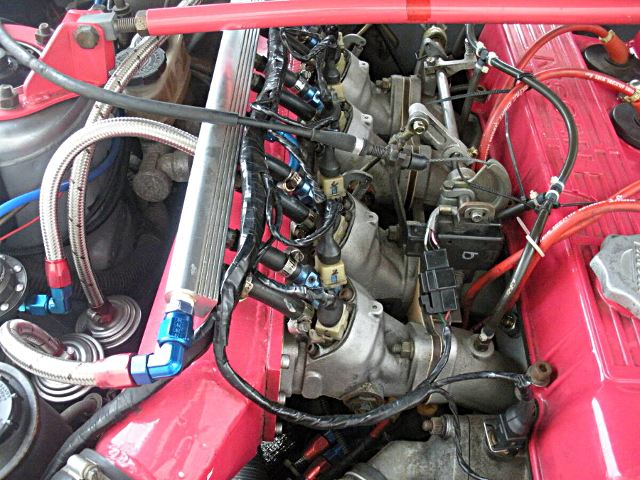 ITBs on FJ20 engine.