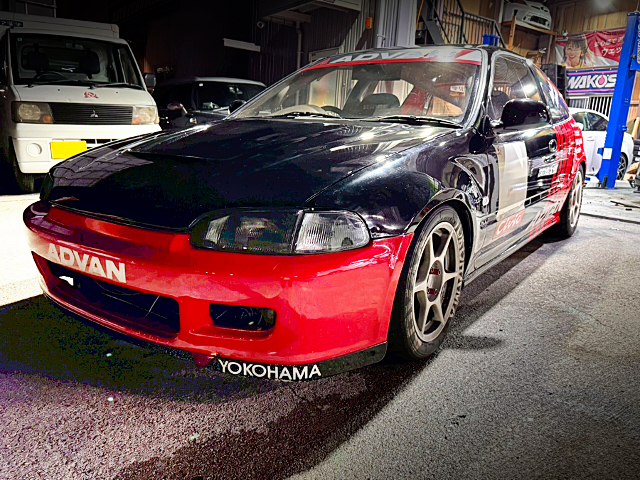 Front exterior of ADVAN RACING Livery EG6 HONDA CIVIC SiR 2.