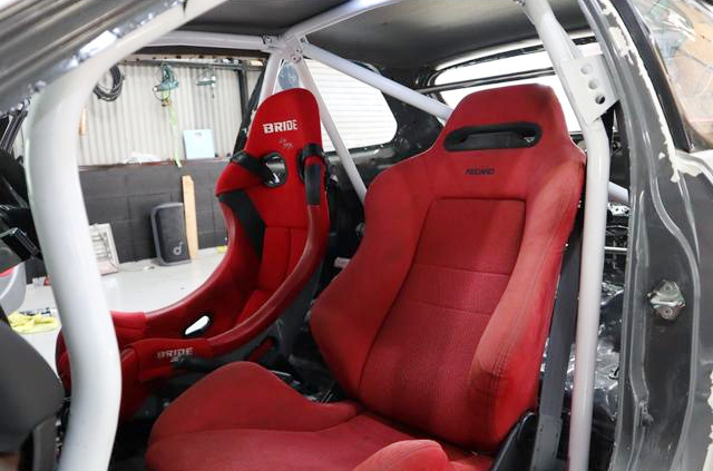 Interior seats of EK9 CIVIC TYPE-R.