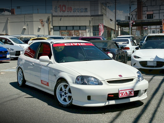 Front exterior of EK9 CIVIC TYPE-R.