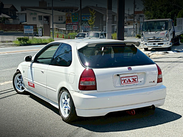 Rear exterior of EK9 CIVIC TYPE-R.
