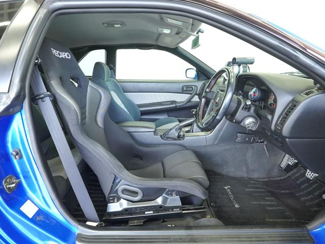 Interior of ER34 SKYLINE 2-DOOR 25GT TURBO.