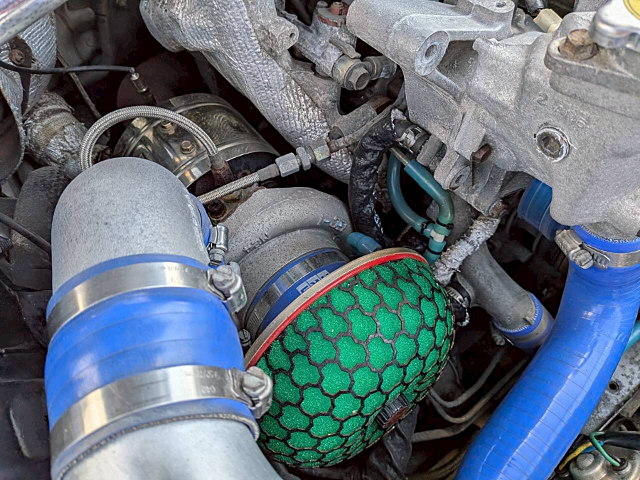 Aftermarket single turbo on 13B-REW.