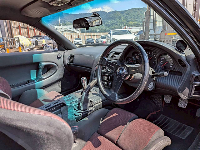 Interior of WIDEBODY FD3S RX-7 TYPE-RS.