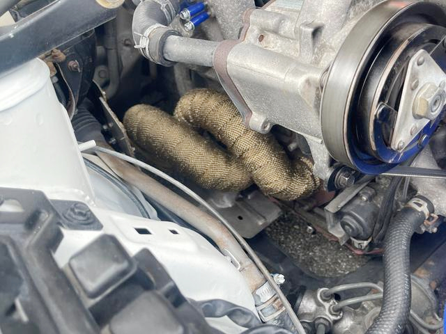 Exhaust Manifold on Naturally Aspirated 13B Bridgeport Engine.