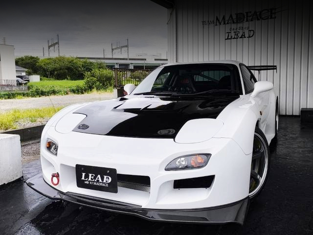 Front exterior of PAN SPEED WIDEBODY FD3S RX-7 TYPE-RS.