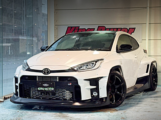 Front exterior of PANDEM WIDEBODY GXPA16 TOYOTA GR YARIS FIRST EDITION.