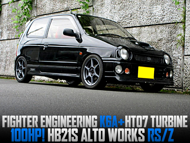 FIGHTER ENGINEERING K6A With HT07 TURBINE, in the HB21S ALTO WORKS RS/Z.