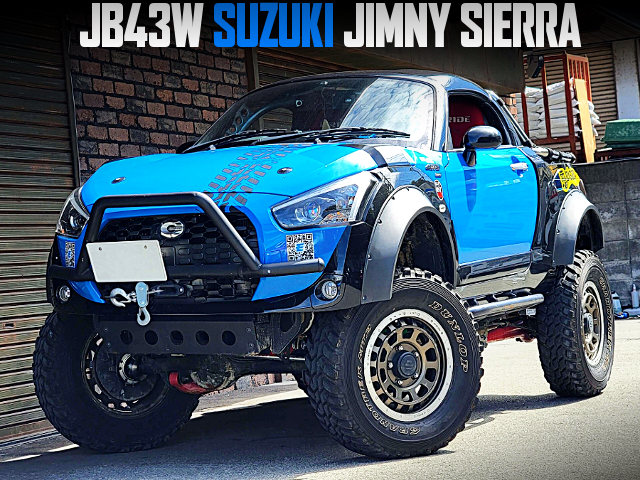 COPEN XPLAY BODY installed to JB43W SUZUKI JIMNY SIERRA.