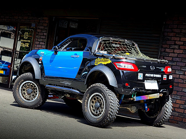 Rear exterior of JB43W SUZUKI JIMNY SIERRA.