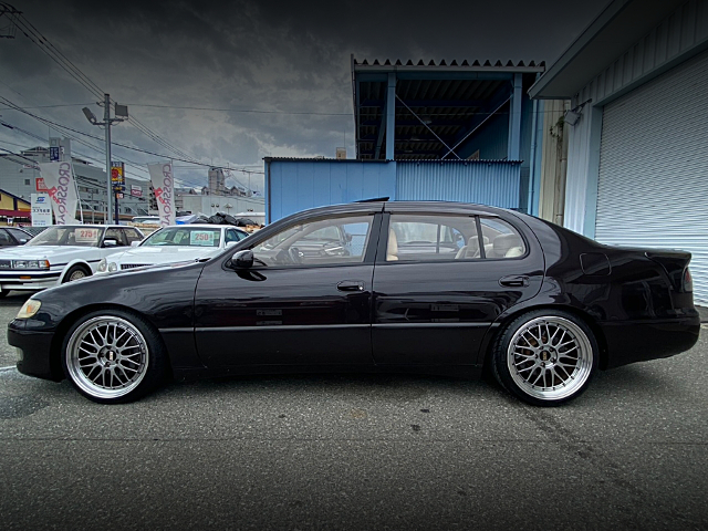 Left side exterior of JZS147 TOYOTA ARISTO 3.0V.