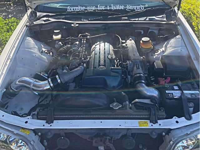 2JZ-GTE TWIN TURBO ENGINE.