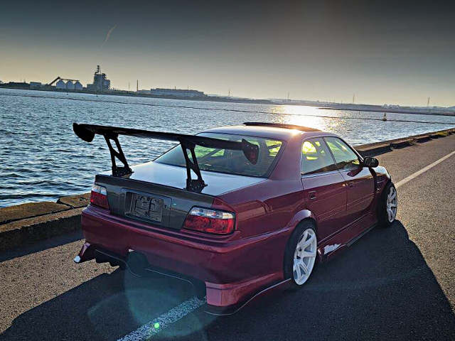 Rear exterior of JZX100 TOYOTA CHASER.