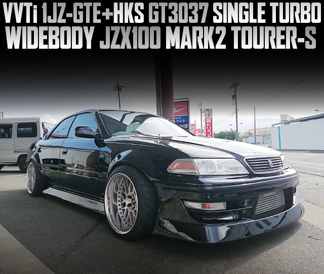 VVTi 1JZ-GTE With HKS GT3037 SINGLE TURBO in the WIDEBODY JZX100 MARK 2 TOURER-S.
