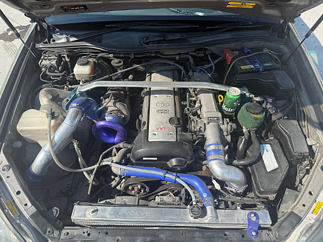 1JZ-GTE With AFTERMARKET SINGLE TURBO.