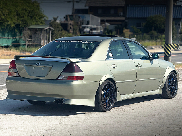 Rear exterior of JZX110 TOYOTA MARK 2.