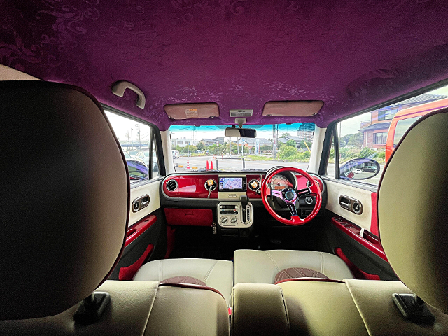 Interior of Static HE22S SUZUKI ALTO LAPIN X.