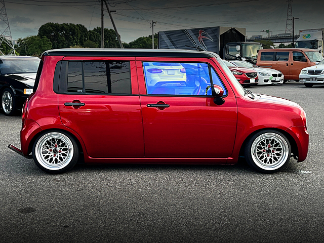 Right side exterior of Static HE22S SUZUKI ALTO LAPIN X.