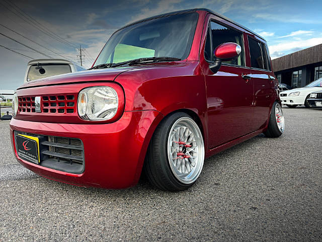 Front exterior of Static HE22S SUZUKI ALTO LAPIN X.
