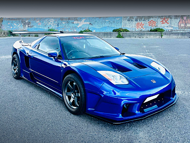 Front exterior of SORCERY WIDEBODY NA1 NSX.