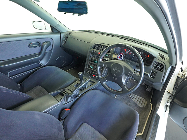 Interior of R33 SKYLINE 4-DOOR GT-R AUTECH VERSION 40th ANNIVERSARY.