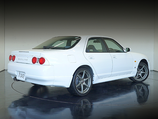 Rear exterior of R33 SKYLINE 4-DOOR GT-R AUTECH VERSION 40th ANNIVERSARY.