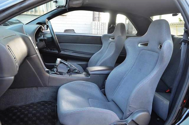 Interior seats of R34 SKYLINE GT-R V-SPEC.