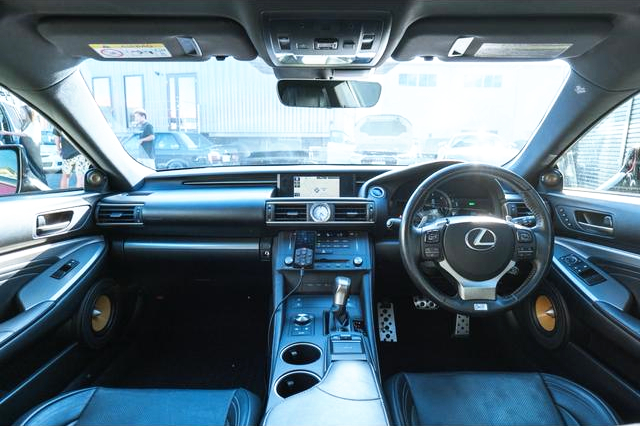 interior Dashboard of AVC10 LEXUS RC300h F-SPORT.