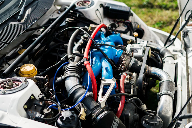 EJ20 turbo engine.