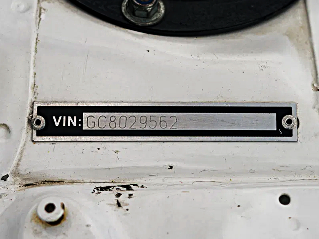 VIN GC8 number.
