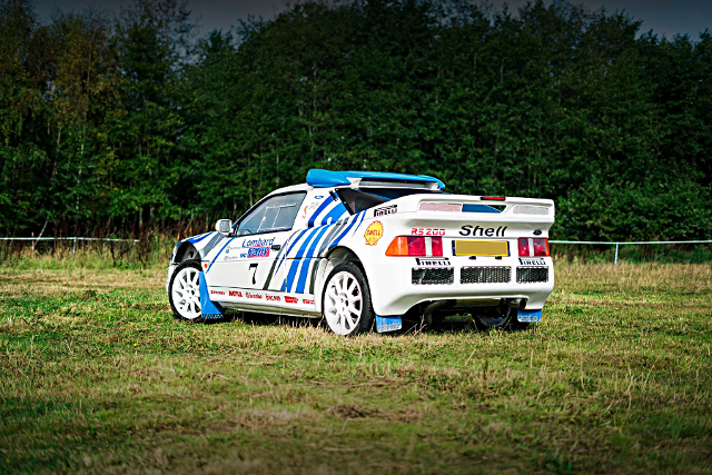 Rear Exterior of GC8 SUBARU IMPREZA Based FORD RS200 REPLICA.