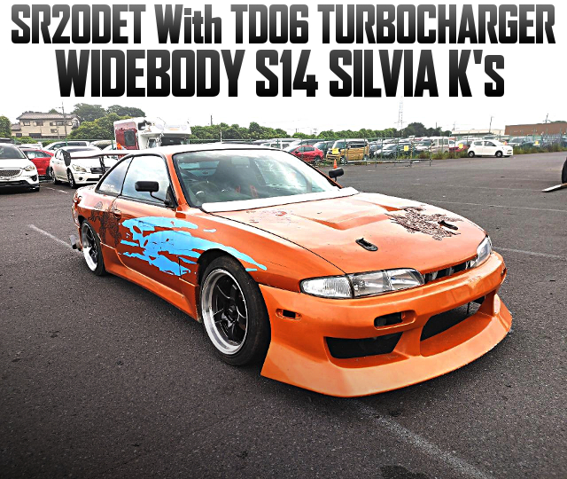 SR20DET With TD06 TURBOCHARGER in the WIDEBODY S14 SILVIA K's.