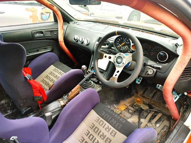 Interior of WIDEBODY S14 SILVIA K's.