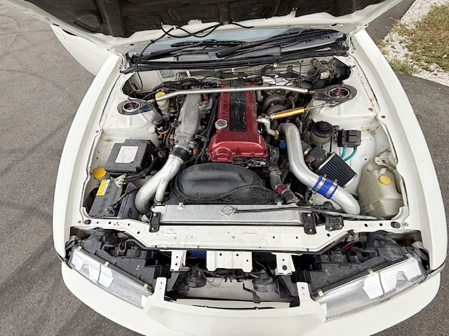 SR20DET With AFTERMARKET TURBOCHARGER.