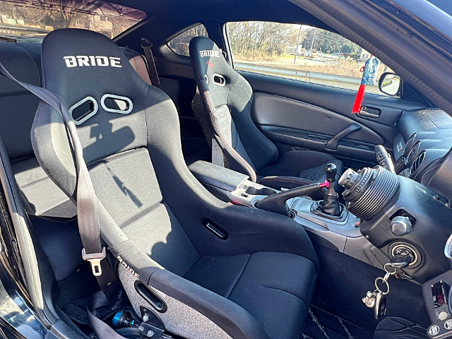 Interior BRIDE seats of S15 NISSAN SILVIA.