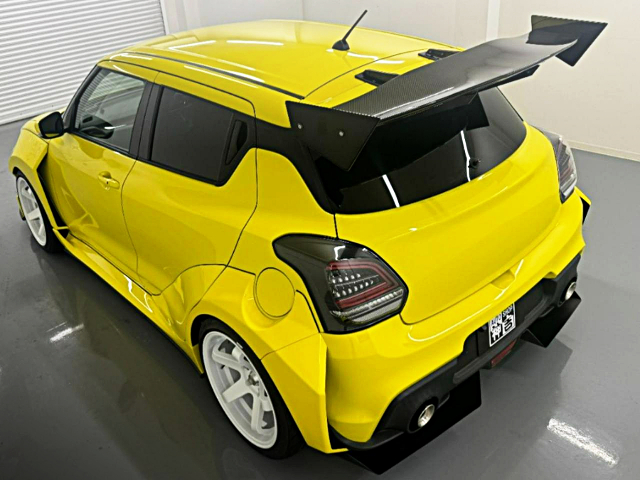 Rear exterior of Result Japan WIDEBODY ZC33S SUZUZKI SWIFT SPORT.