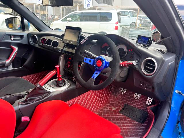 Interior of WIDEBODY ZN6 TOYOTA 86 GT.